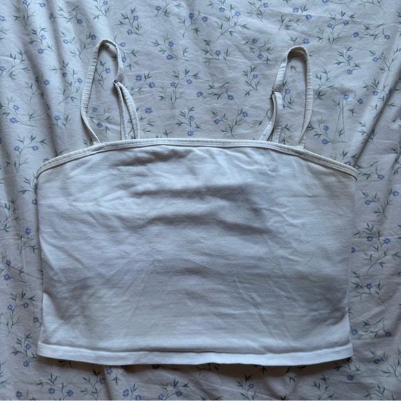 White BDG Cropped Tank - Picture 2 of 4